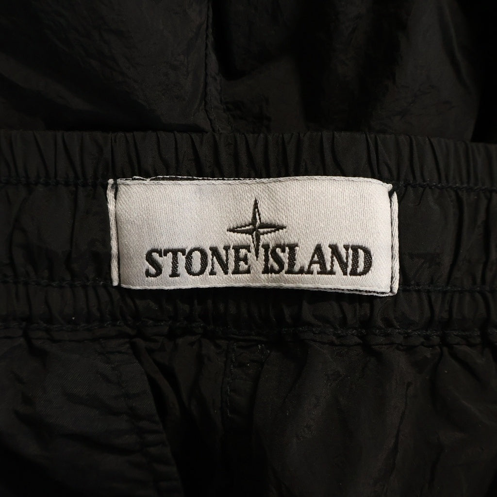 STONE ISLAND(ストーンアイランド) NYLON METAL PANTS LOGO PATCH ロゴパッチ ナイロン メタル カーゴ ジョガーパンツ ブラック K1S153100006S0019