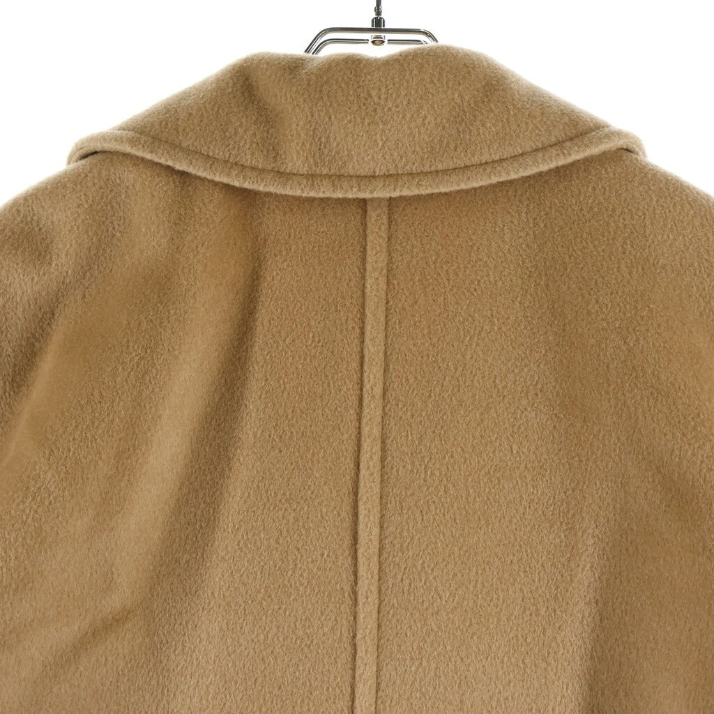 Max Mara(マックスマーラ) ダブルブレスト ロングコート レディース 銀タグ キャメル