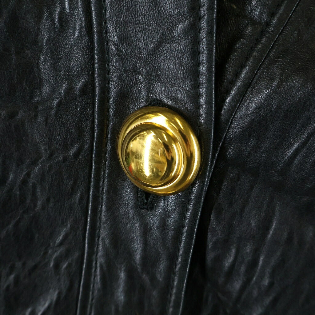 GUCCI(グッチ) シェリーラインレザージャケット ブラック レディース 547357 XN681