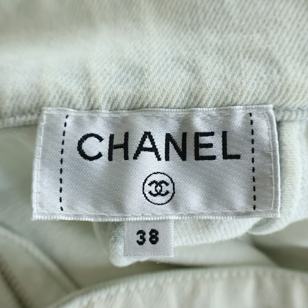 CHANEL(シャネル) ハイウエストコットンデニムミニスカート レディース ホワイト P64133V60184