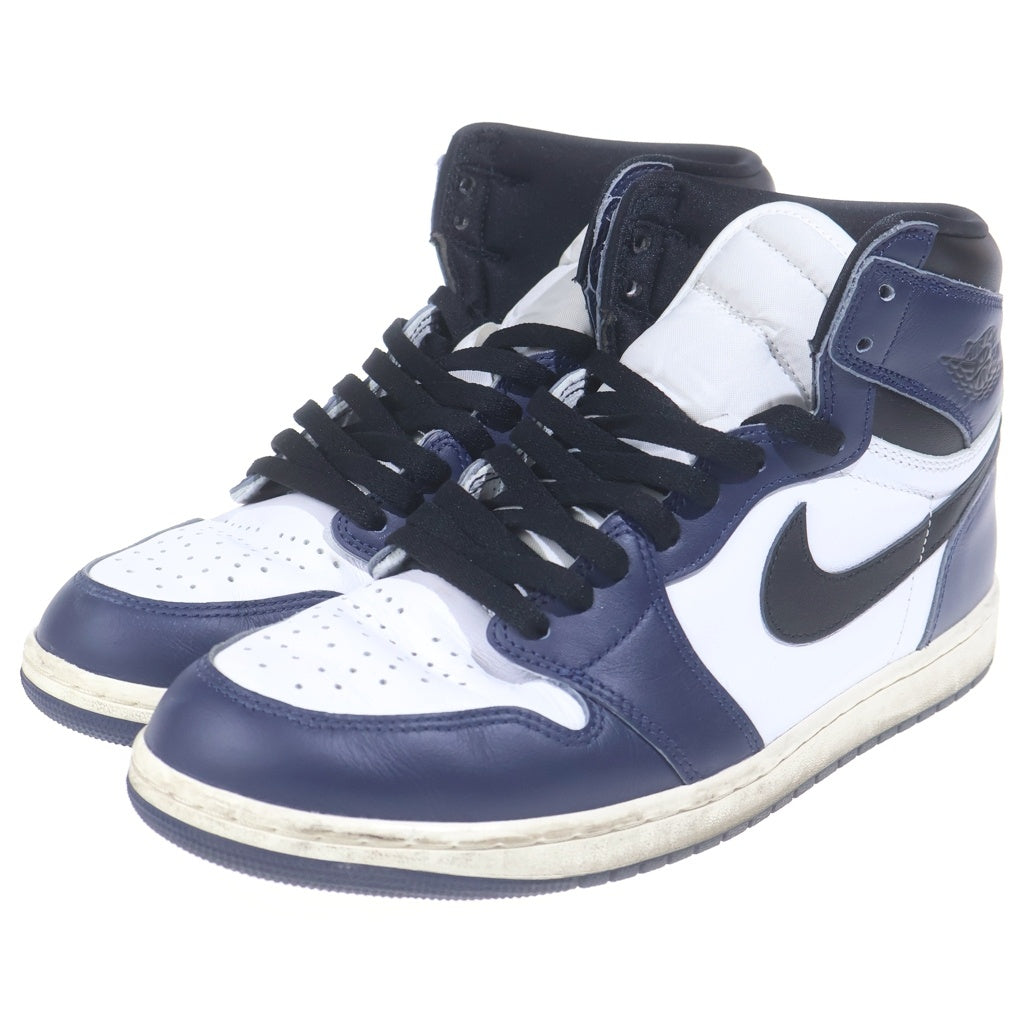 NIKE(ナイキ) AIR JORDAN 1 RETRO HIGH OG MIDNIGHT NAVY DZ5485-401 エアジョーダン1 ミッドナイトネイビー ハイカットスニーカー ネイビー/ホワイト US11/29.0cm