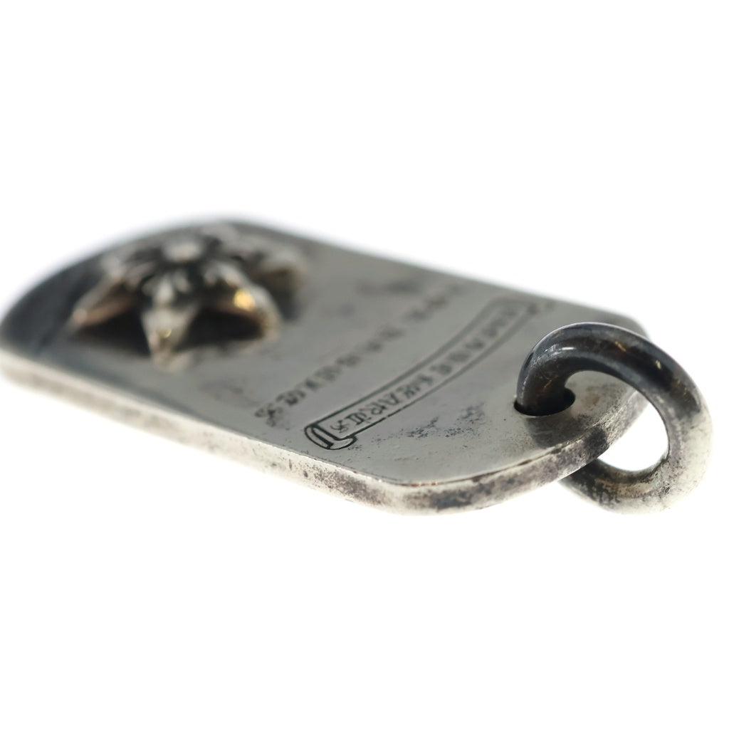 CHROME HEARTS(クロムハーツ) RAISED STAR DOGTAG レイズドスタードッグタグ LA限定 シルバーネックレストップ