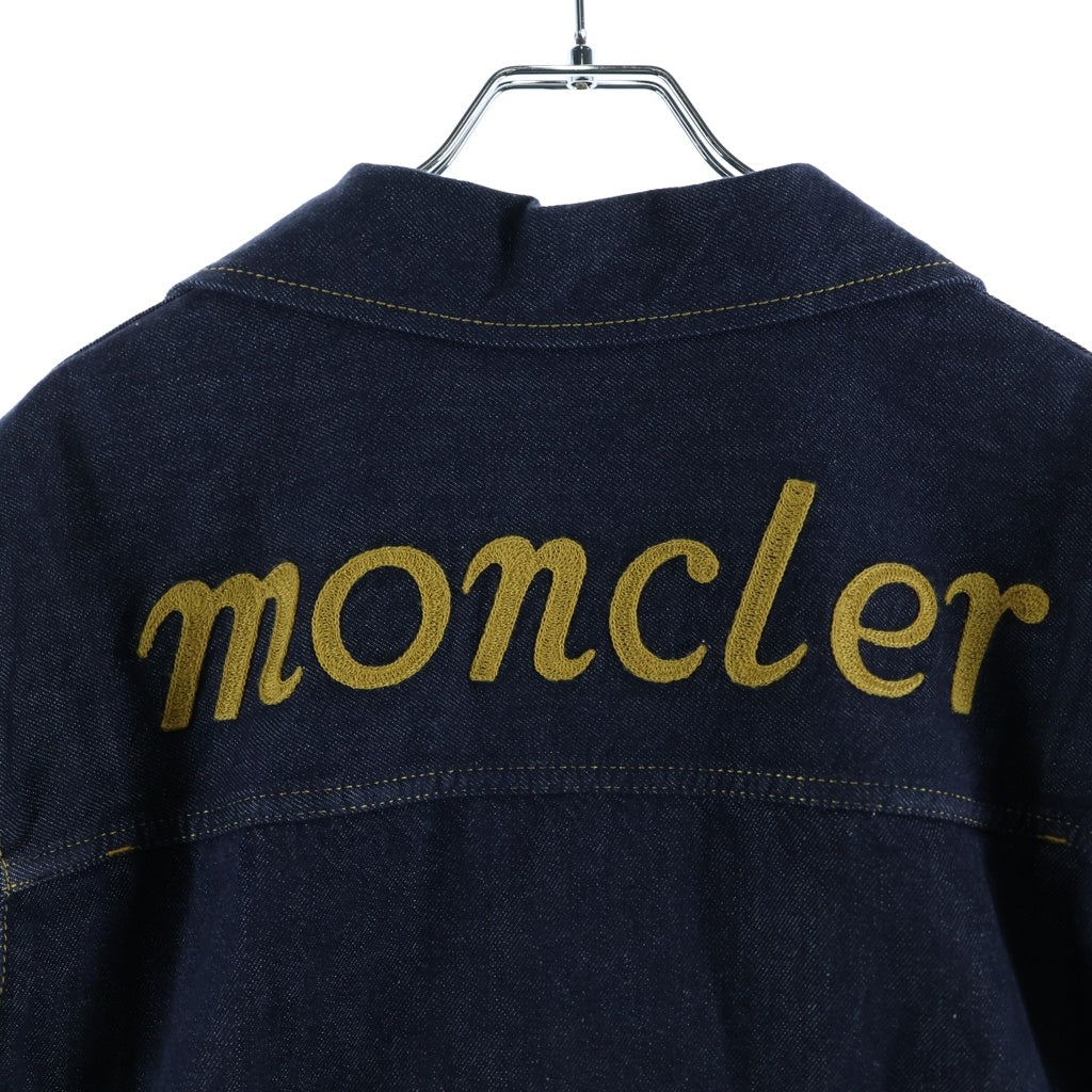 MONCLER GENIUS(モンクレール ジーニアス) 25SS ×メルセデスベンツ フロントジップアップジャケット デニムジャケット インディゴ K14011A00010 M5923