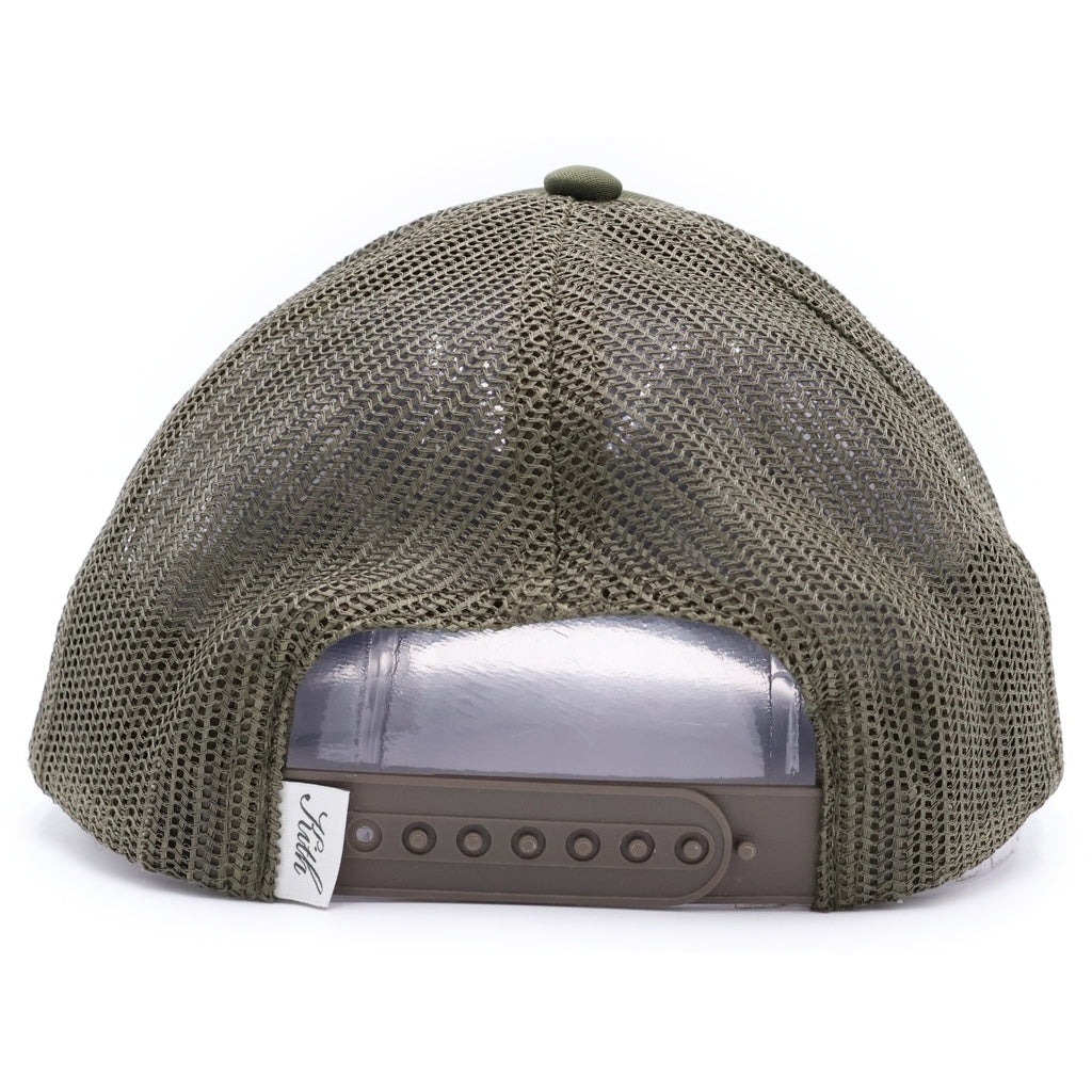 KITH(キス) New York Mesh Snapback Cap メッシュ トラッカーキャップ 帽子 カーキ 24-095-060-0007-1-0