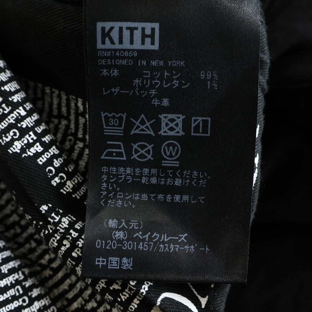 KITH(キス) ストレートデニムパンツ ブラック 24-030-060-0000-7-0