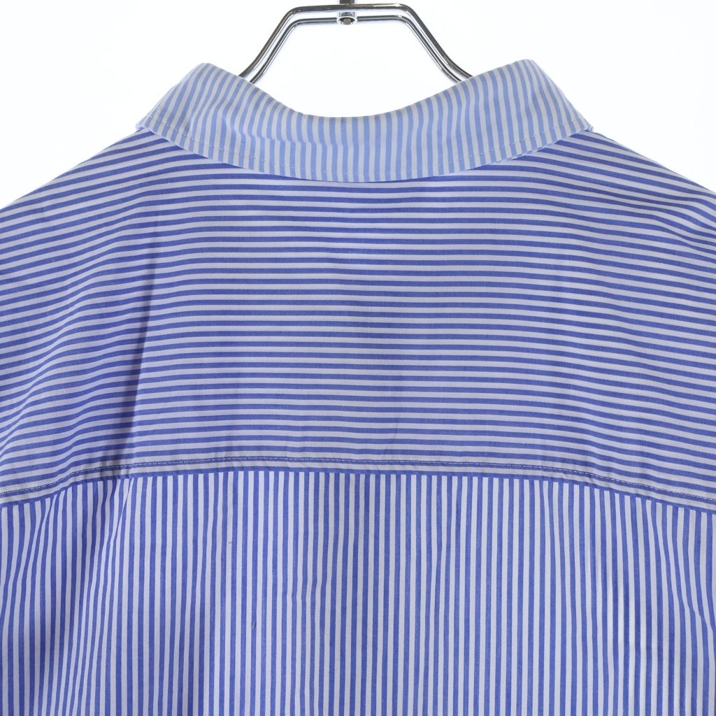 KITH(キス) コットン ストライプ 長袖シャツ ブルー23-050-060-0008-1-0