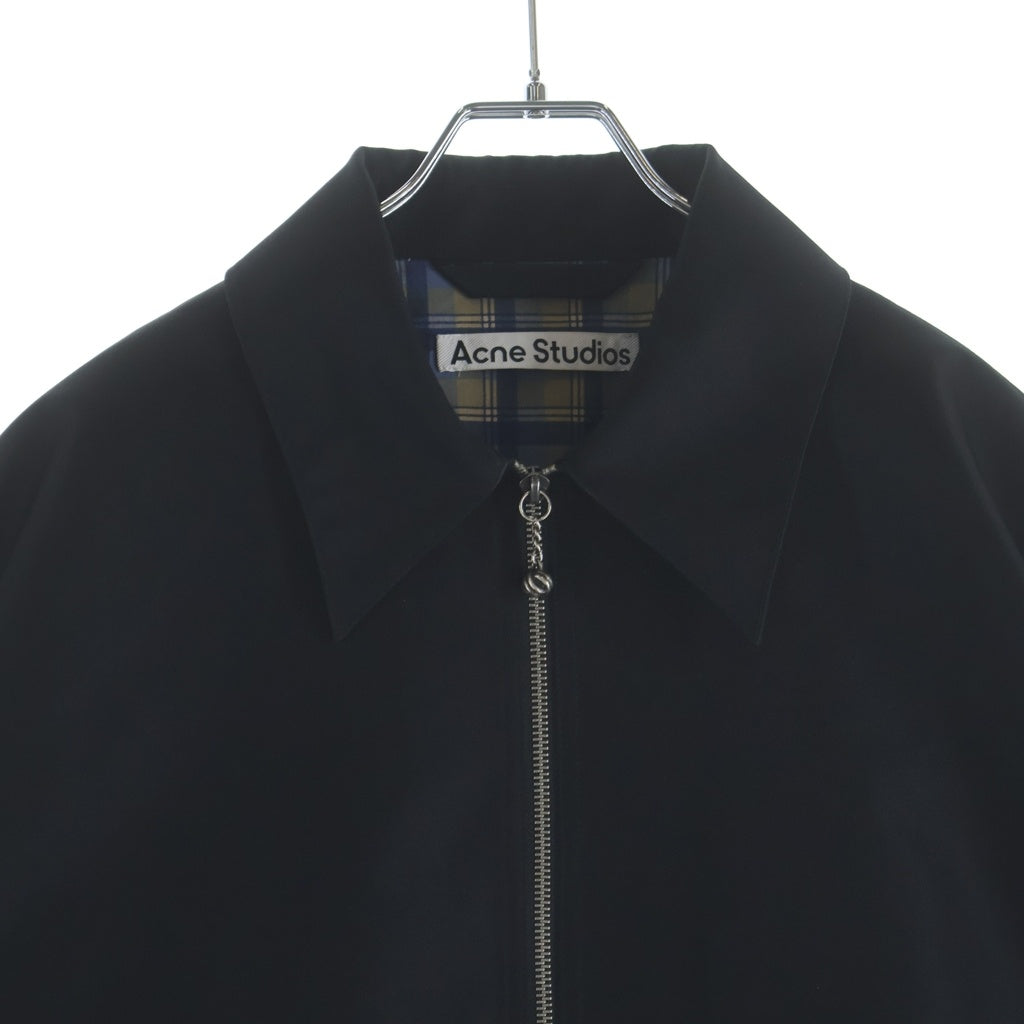Acne Studios(アクネ ストゥディオズ) Casual Twill Jacket カジュアルツウィルジャケット ジップアップジャケット FN-MN-OUTW000660 ブラック