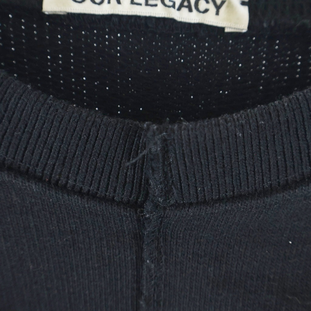 OUR LEGACY(アワーレガシー) 再構築スウェット クルーネックトレーナー M4216BOSB ブラック
