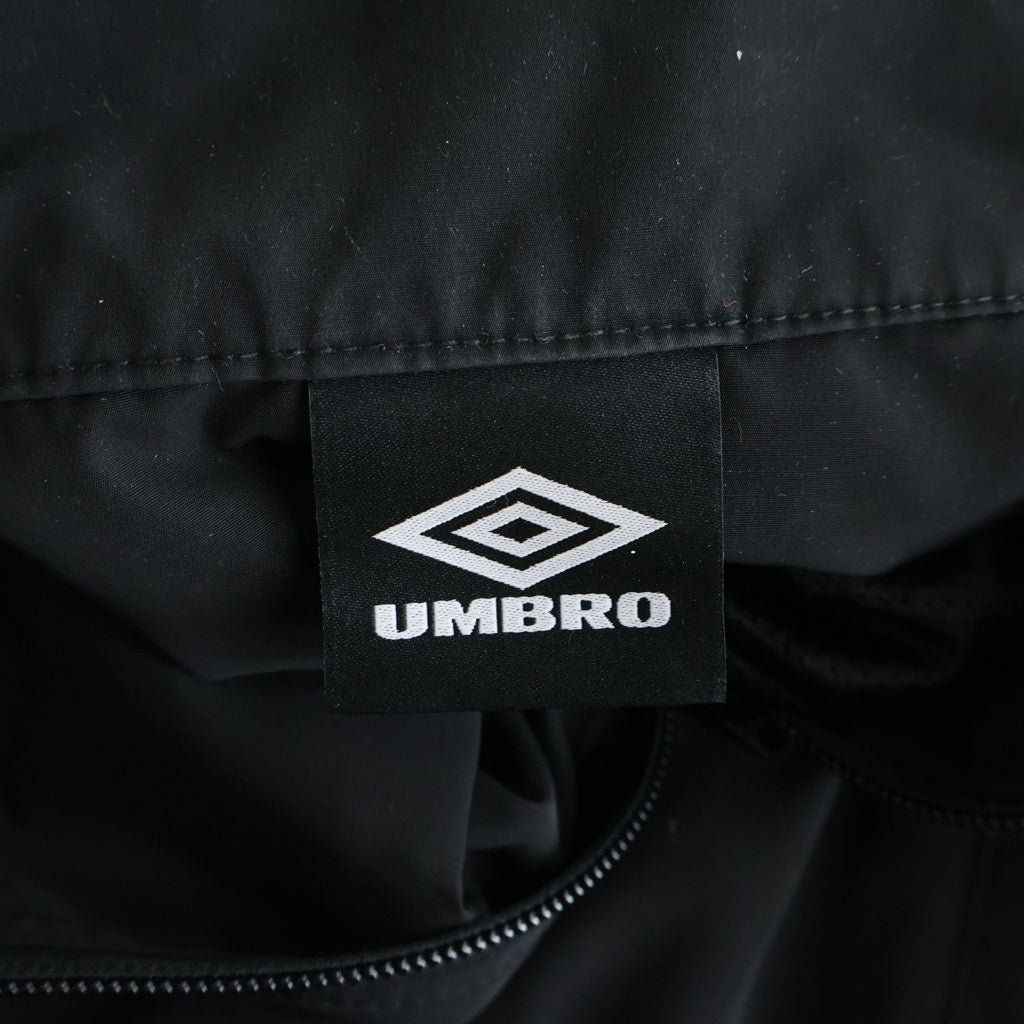 WACKO MARIA(ワコマリア) 26SS ×UMBRO TRACK JACKET TYPE-1 アンブロ ロゴ刺繍ナイロントラックジャケット ブラック 26SS-WMO-UB01