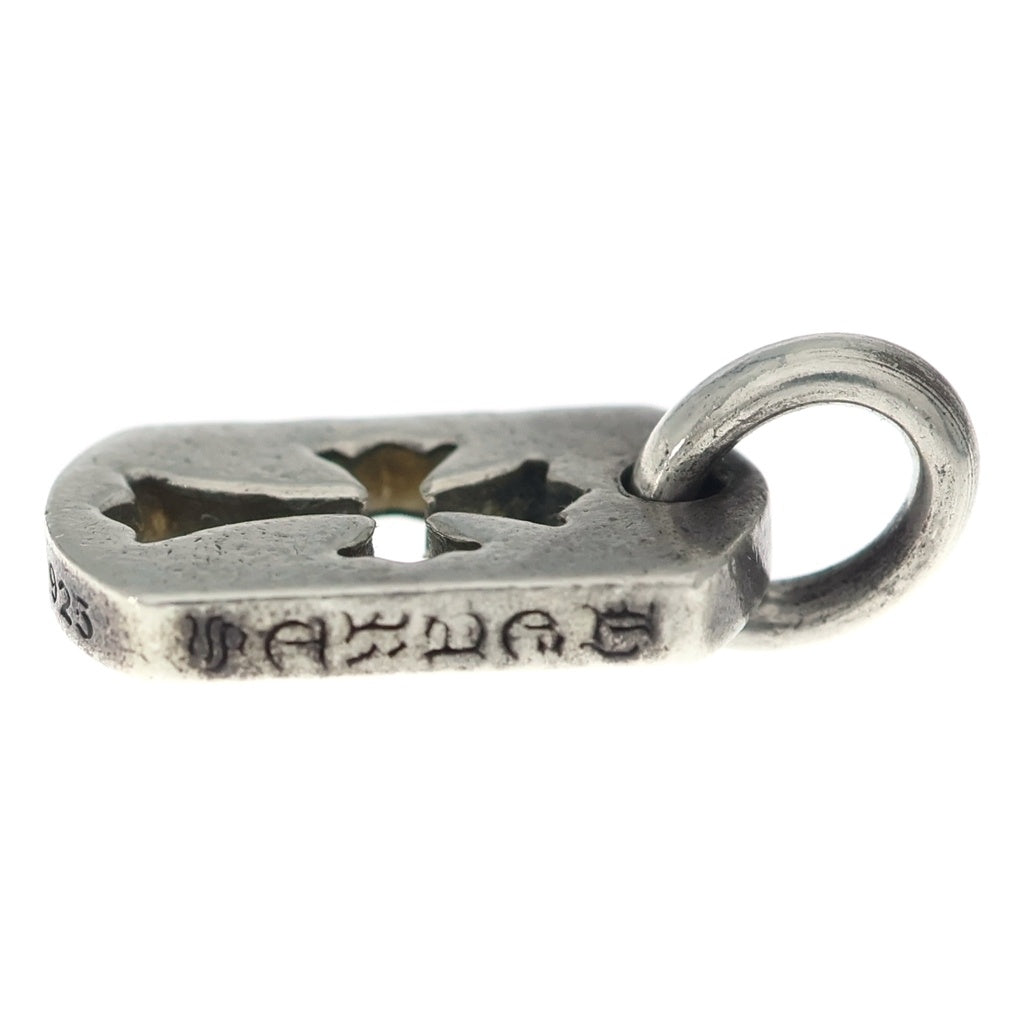 CHROME HEARTS(クロムハーツ) DT TNY CO CRS タイニーカットアウトクロスドッグタグ チャーム ペンダントトップ シルバー BCA252