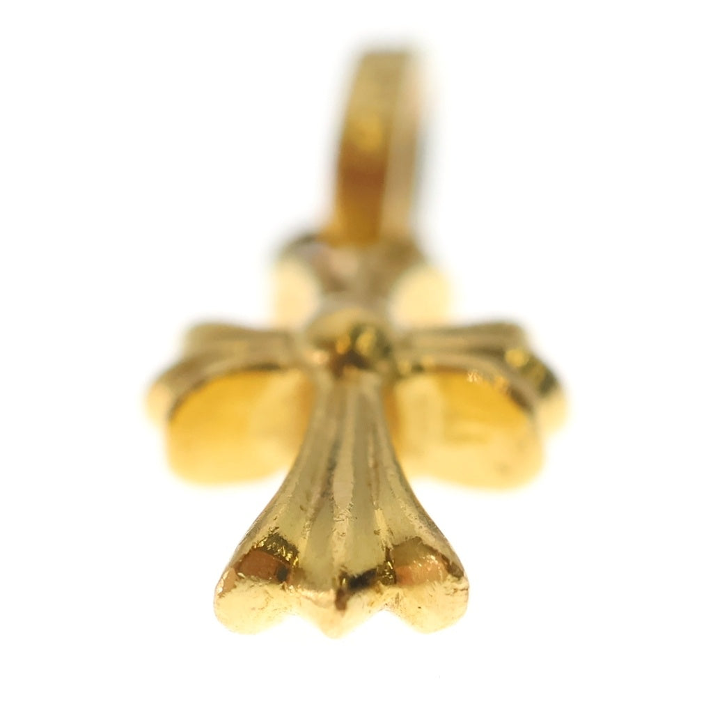 CHROME HEARTS(クロムハーツ) 22K CRS BBYFAT P/DIA ベイビーファットクロス PAVEダイヤ ペンダントトップ ゴールド BCA035