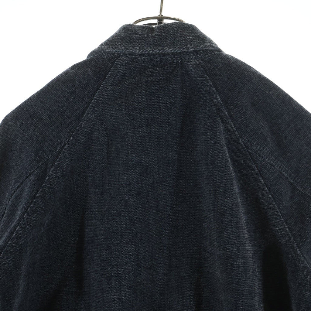 KITH(キス) Indigo Velour Efron Blouson Jacket ジップアップジャケット インディゴ 26-011-060-0025-1-0