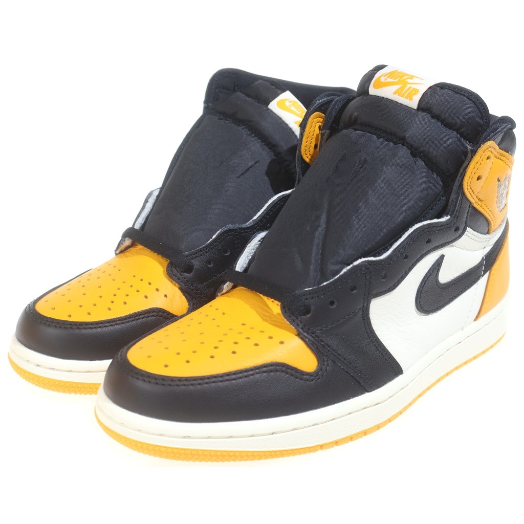 NIKE(ナイキ) AIR JORDAN 1 RETRO HIGH OG TAXI 555088-711 エアジョーダン 1 レトロ タクシー ハイカットスニーカー イエロー/ブラック US8.5/26.5cm