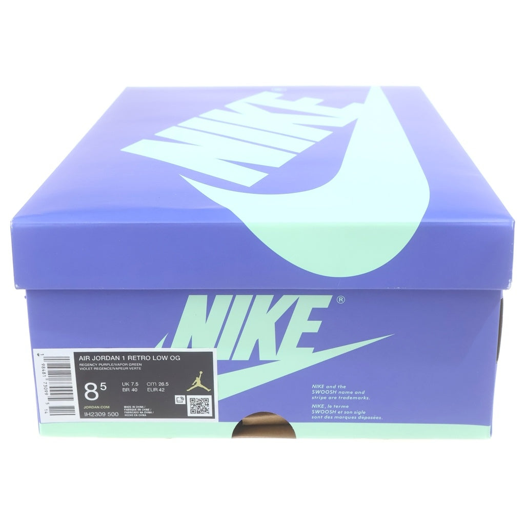 NIKE(ナイキ) ×ZION WILLIAMSON AIR JORDAN 1 RETRO LOW OG IH2309-500 ×ザイオン・ウィリアムソン エアジョーダン1 ローカットスニーカー ブルー/パープル US8.5/26.5cm