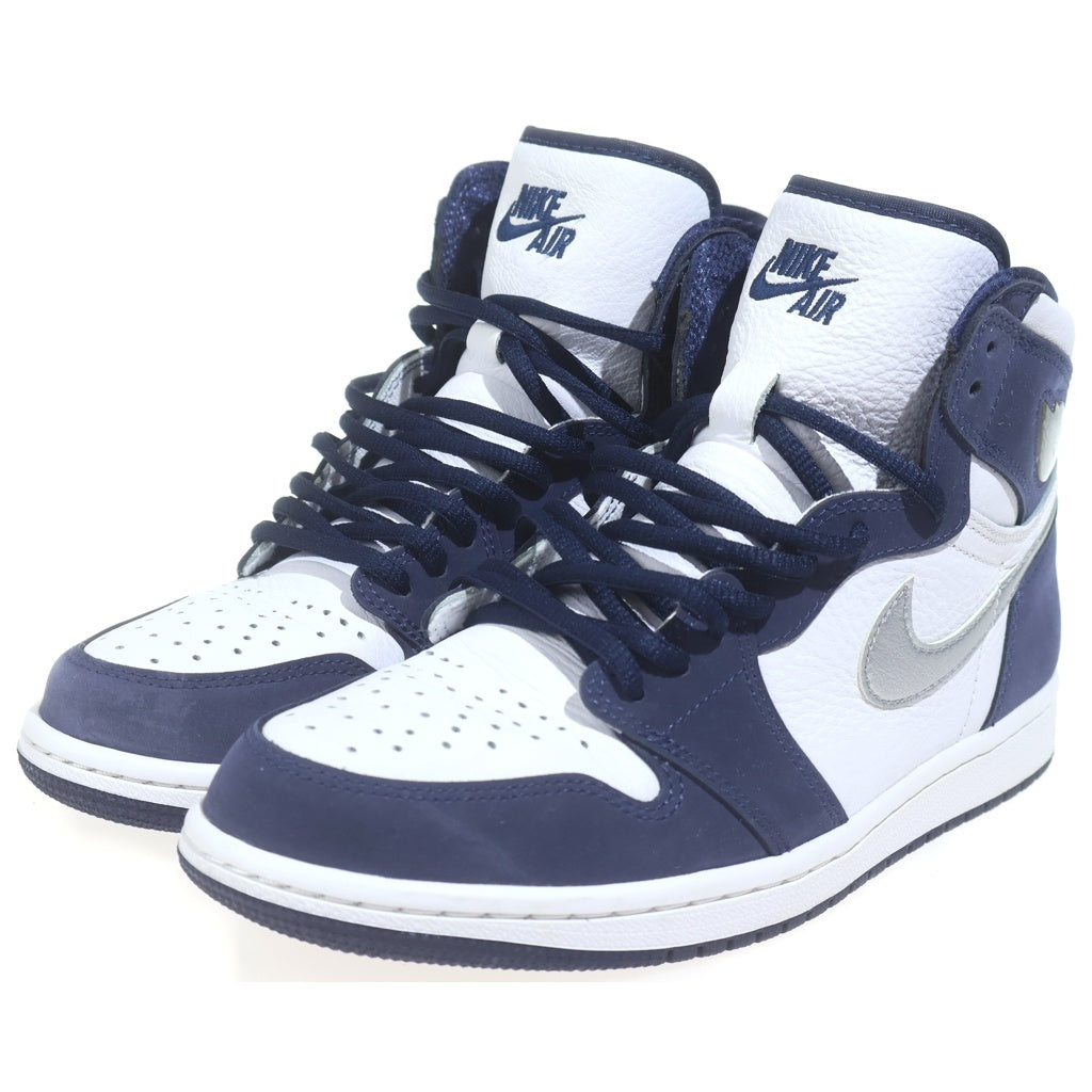 NIKE(ナイキ) AIR JORDAN 1 HIGH OG CO.JP MIDNIGHT NAVY 2020 DC1788-100 エアジョーダン1 ミッドナイトネイビー ハイカットスニーカー ホワイト/ネイビー US8/26.0cm