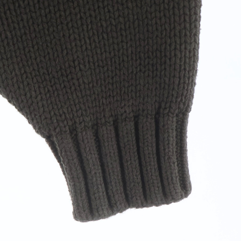 SUPREME(シュプリーム) 25SS Tonal Applique Sweater バックロゴ クルーネック ニット セーター ブラウン