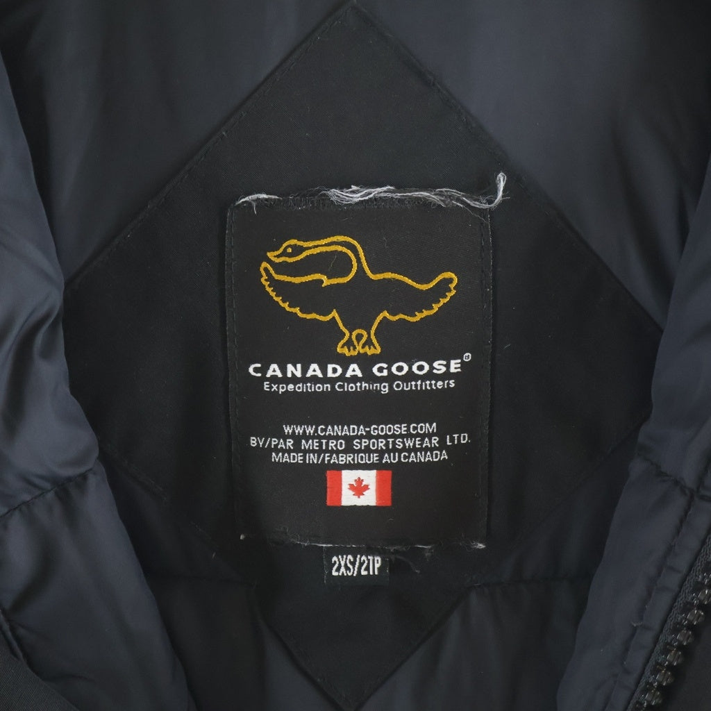 CANADA GOOSE(カナダグース) CHILLIWACK チリワック ファーフーディーダウンジャケット 7950JM ブラック
