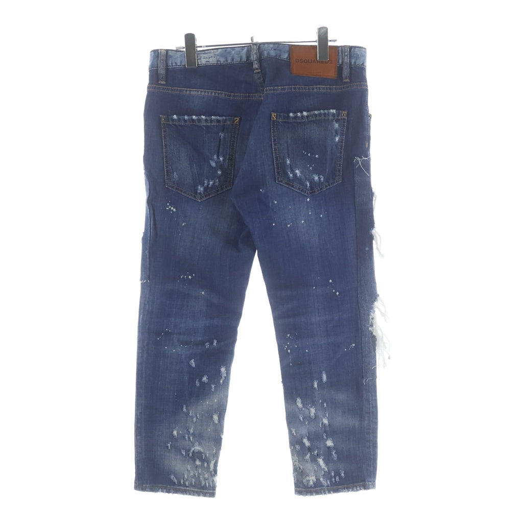 DSQUARED2(ディースクエアード) Tidy Biker Denim テディバイカーデニム スキニーパンツ S72LA0955 S30342 インディゴ