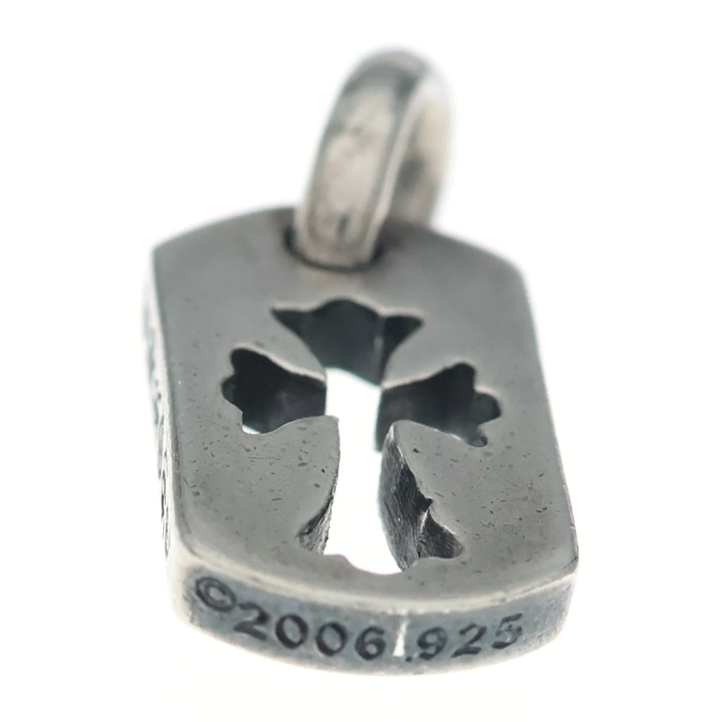 CHROME HEARTS(クロムハーツ) DT TNY CO CRS タイニーカットアウトクロスドッグタグ チャーム ペンダントトップ シルバー BCA252