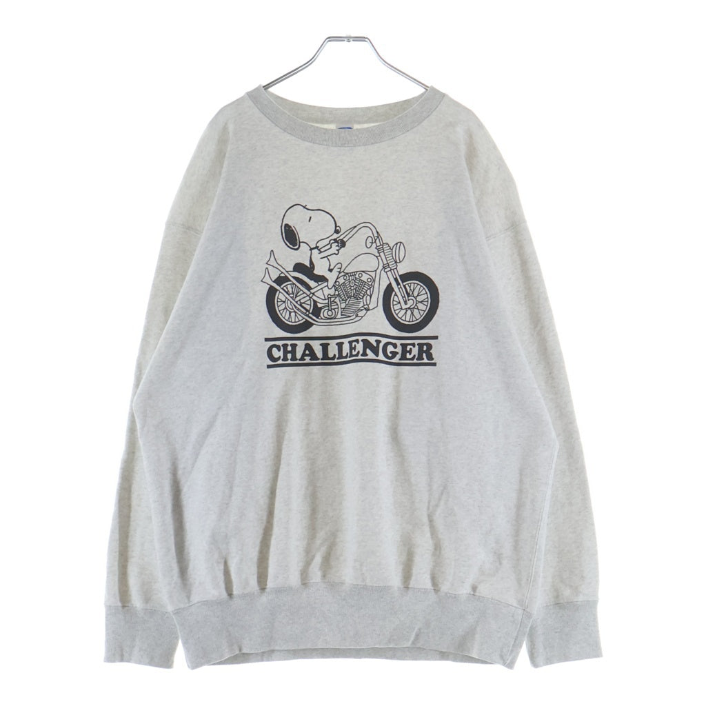 CHALLENGER SNOOPY スウェット　スヌーピー CHALLENGER(チャレンジャー) ×PEANUTS 26SS SNOOPY C/N SWEAT
