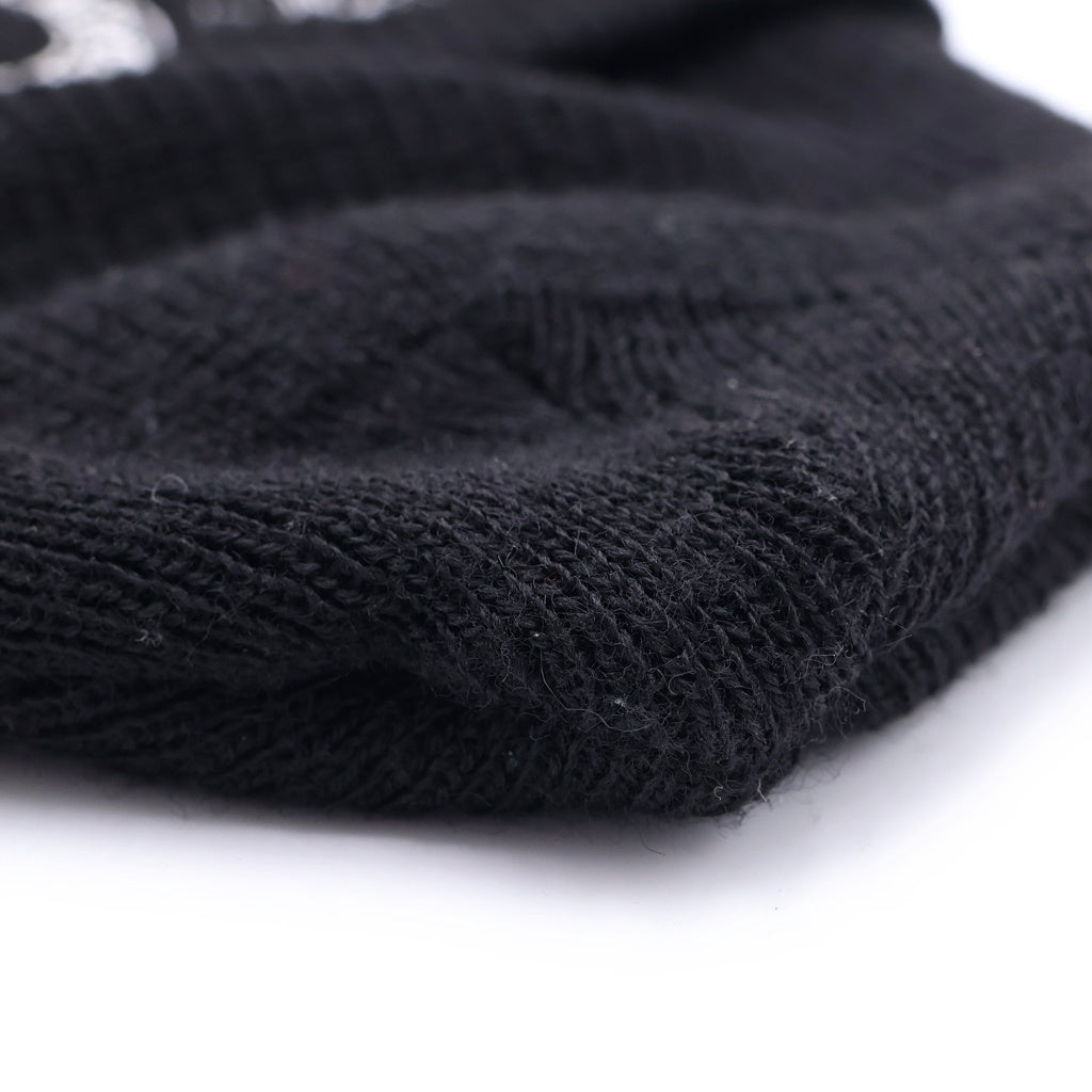CHROME HEARTS(クロムハーツ) WOOL WATCH CAP CHプラス ホースシューニットキャップ ビーニー帽子 ブラック