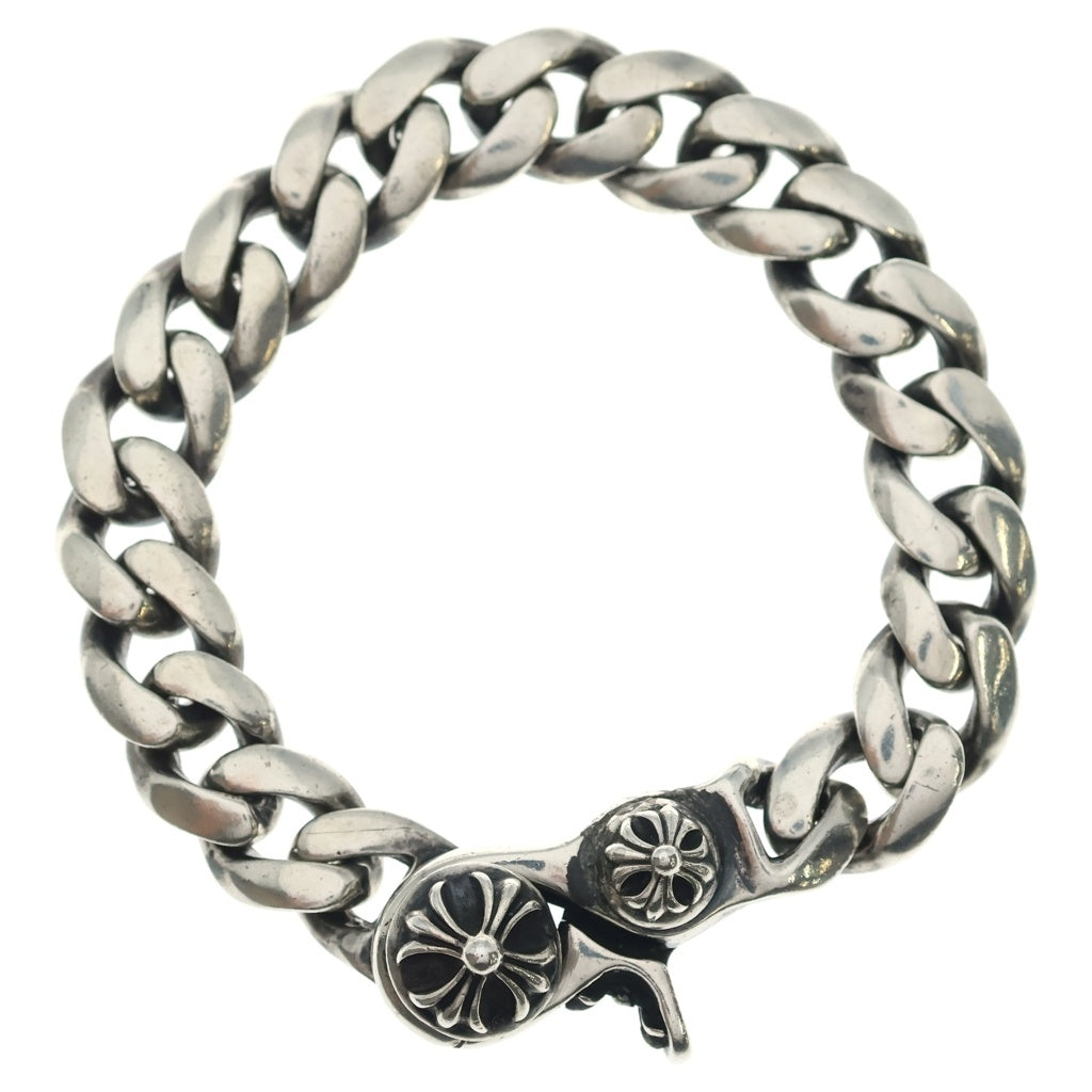 CHROME HEARTS(クロムハーツ) CLSC CHN LNK SML クラシックリンクスモールクリップブレスレット 18リンク シルバー