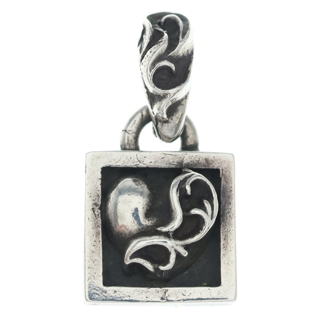 CHROME HEARTS(クロムハーツ) FRAMED HEART フレームドハート チャーム ペンダントトップ シルバー BCA273