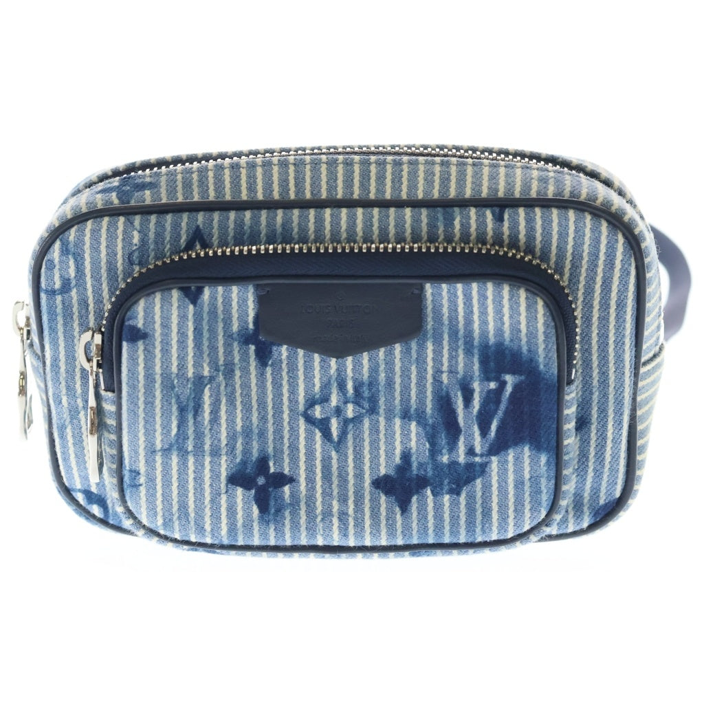 LOUIS VUITTON(ルイヴィトン) アウトドア ポシェット ヒッコリーストライプ ショルダーバッグ インディゴ M80462 レディース