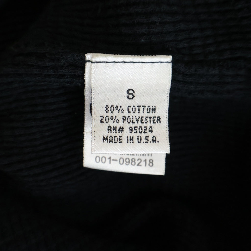 CHROME HEARTS(クロムハーツ) OLD SWTSHRT HD ZIP オールド アームロゴプリント 裏地サーマル ジップアップパーカー ブラック