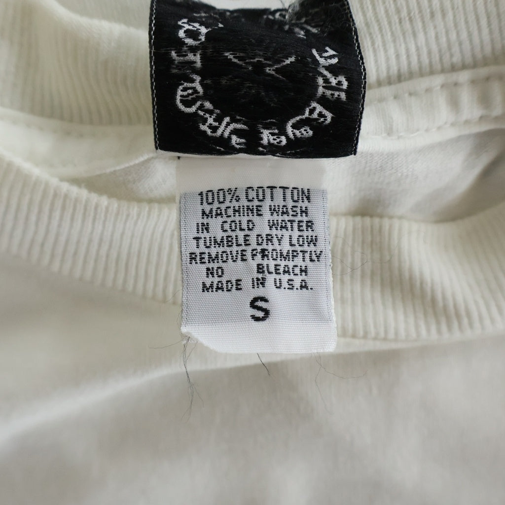 CHROME HEARTS(クロムハーツ) TAIPEI LTD L/S TEE 台北限定 オールド アームフローラルクロス バックホースシュープリント 長袖Tシャツカットソー ホワイト