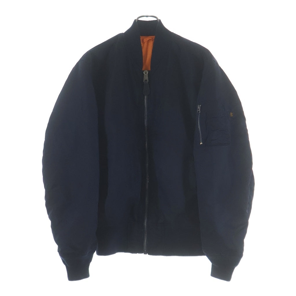 ALPHA INDUSTRIES(アルファ インダストリーズ) リバーシブル MA-1 フライトジャケット ネイビー/オレンジ