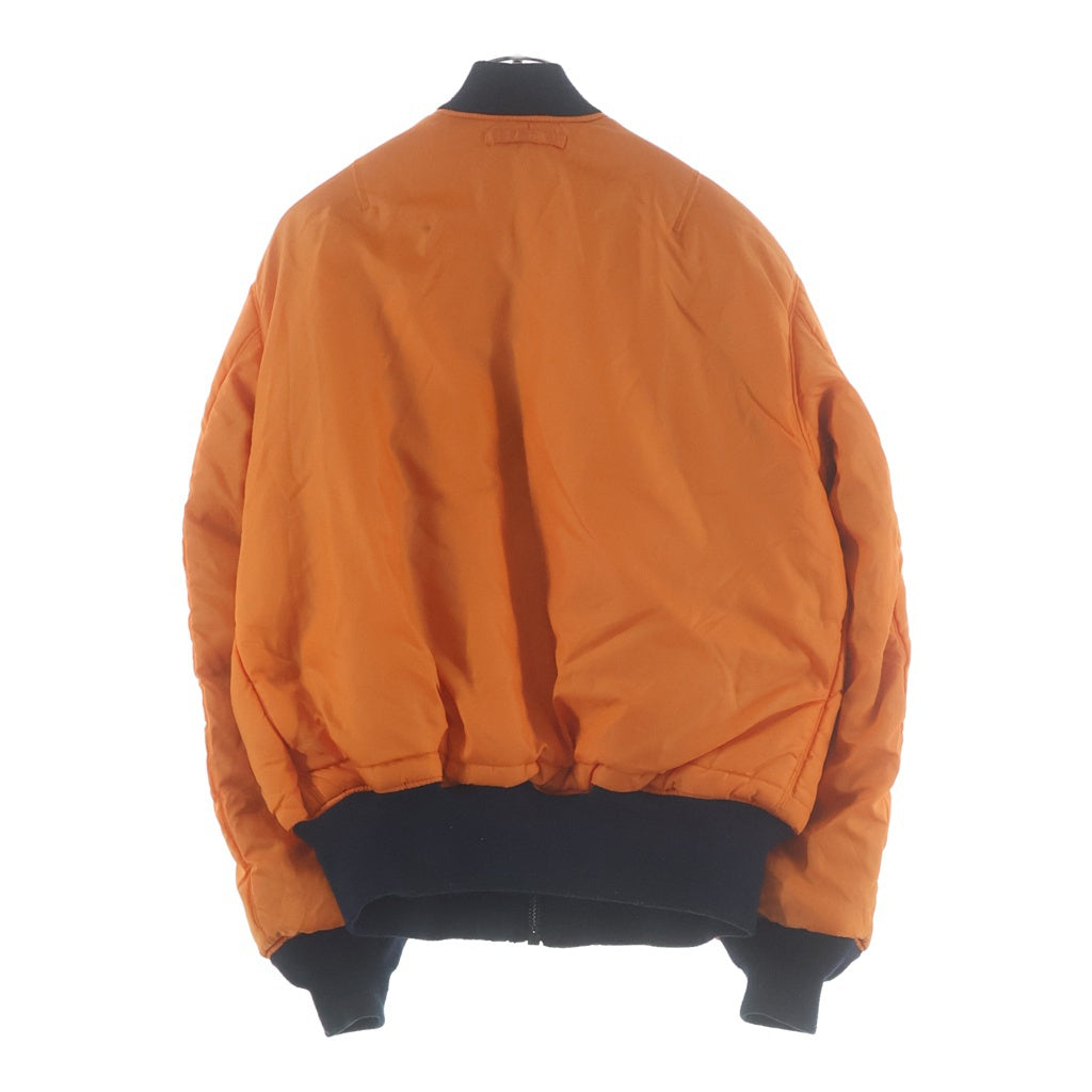 ALPHA INDUSTRIES(アルファ インダストリーズ) リバーシブル MA-1 フライトジャケット ネイビー/オレンジ