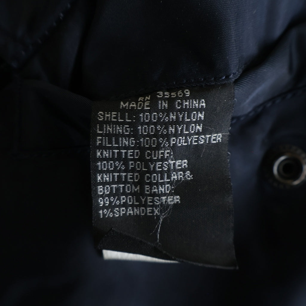 ALPHA INDUSTRIES(アルファ インダストリーズ) リバーシブル MA-1 フライトジャケット ネイビー/オレンジ