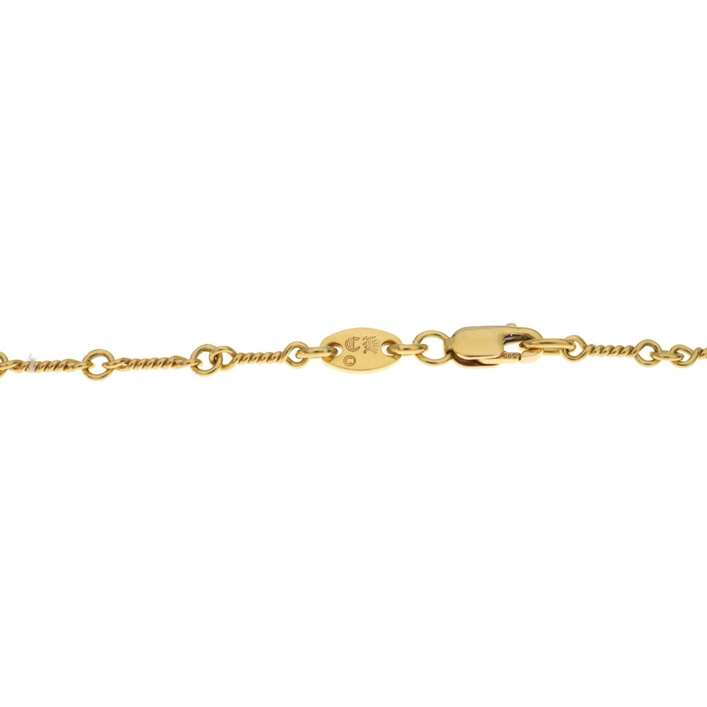 CHROME HEARTS(クロムハーツ) 22K NECKCHAIN T18 ツイストチェーンネックレス 18inch ゴールド BCA014