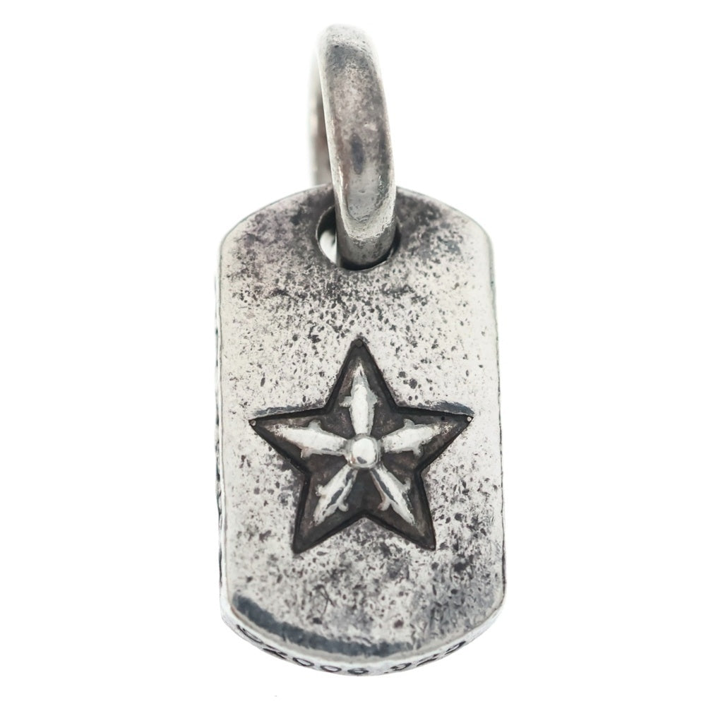 CHROME HEARTS(クロムハーツ) DT TNY STAR タイニードッグタグ スター ペンダントトップ シルバー BCA255