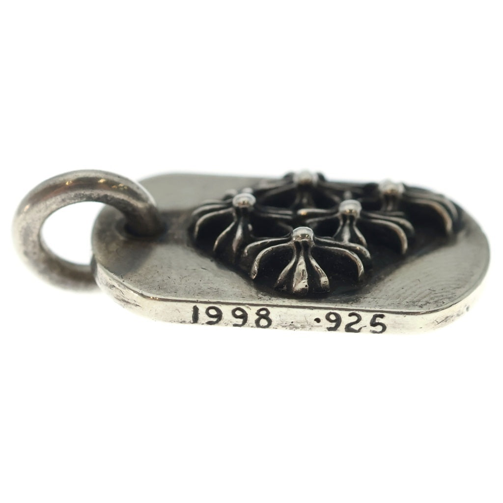CHROME HEARTS(クロムハーツ) RAISED DOGTAG レイズドドッグタグ チャーム シルバーネックレストップ