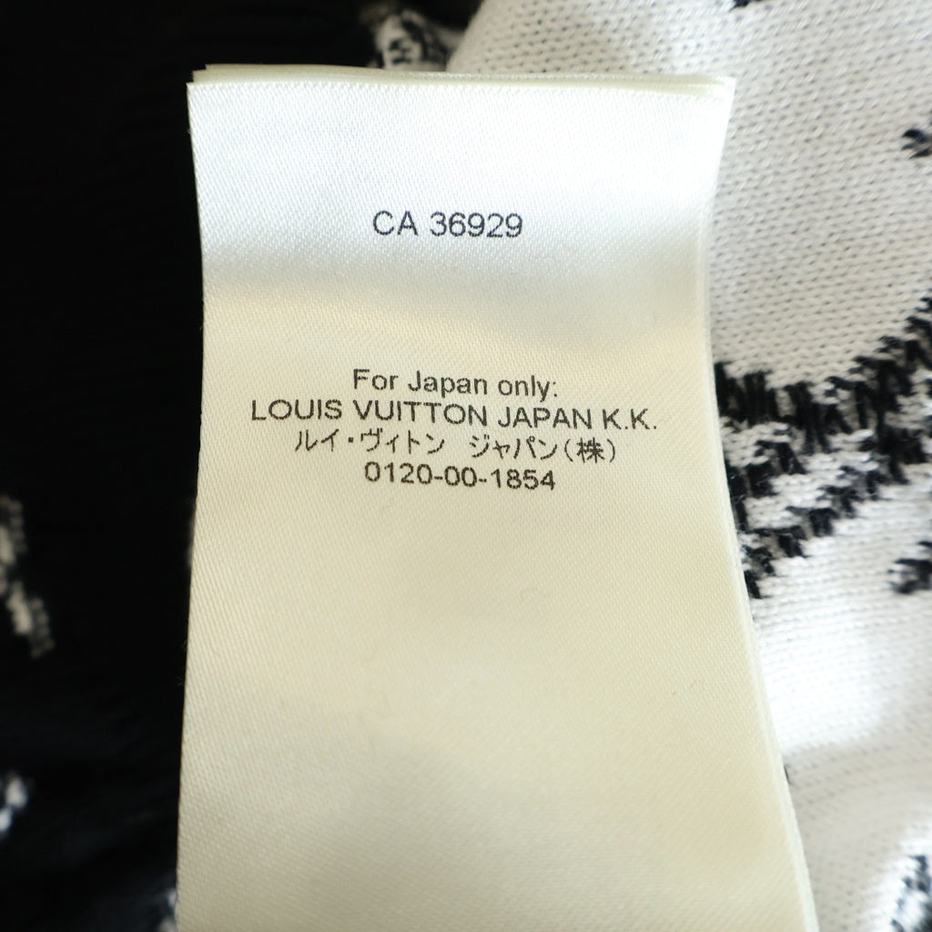 LOUIS VUITTON(ルイヴィトン) モノグラム グラディエント クルーネックニット セーター ブラック RM232Q USO HKN44W