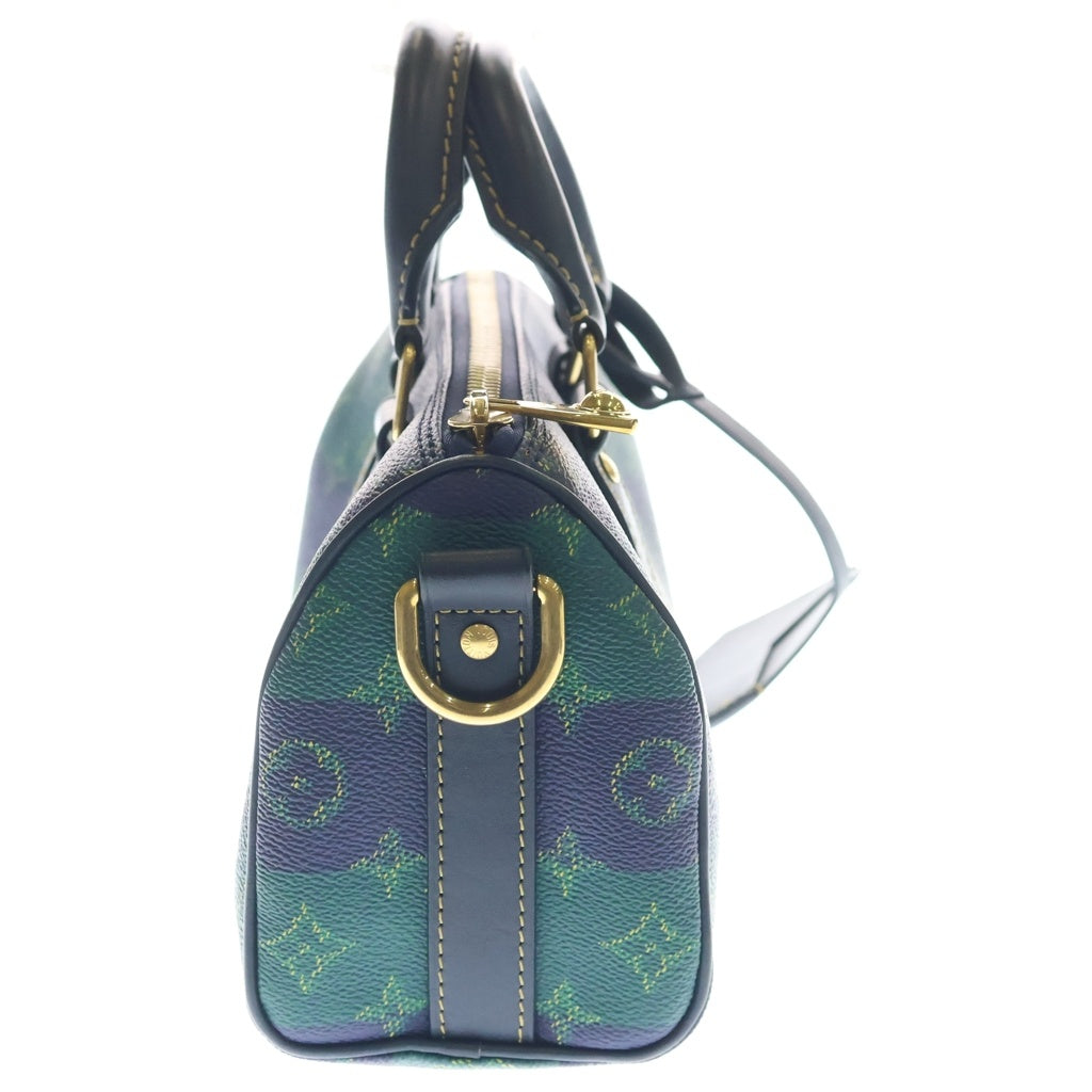 LOUIS VUITTON(ルイヴィトン) キーポル バンドリエール 25M ブルーストライプ 2WAYバッグ M25786 ブルー レディース