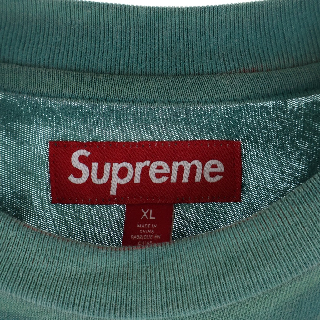 SUPREME(シュプリーム) 24AW Discharge S/S バッグプリント半袖カットソー 半袖Tシャツ グリーン