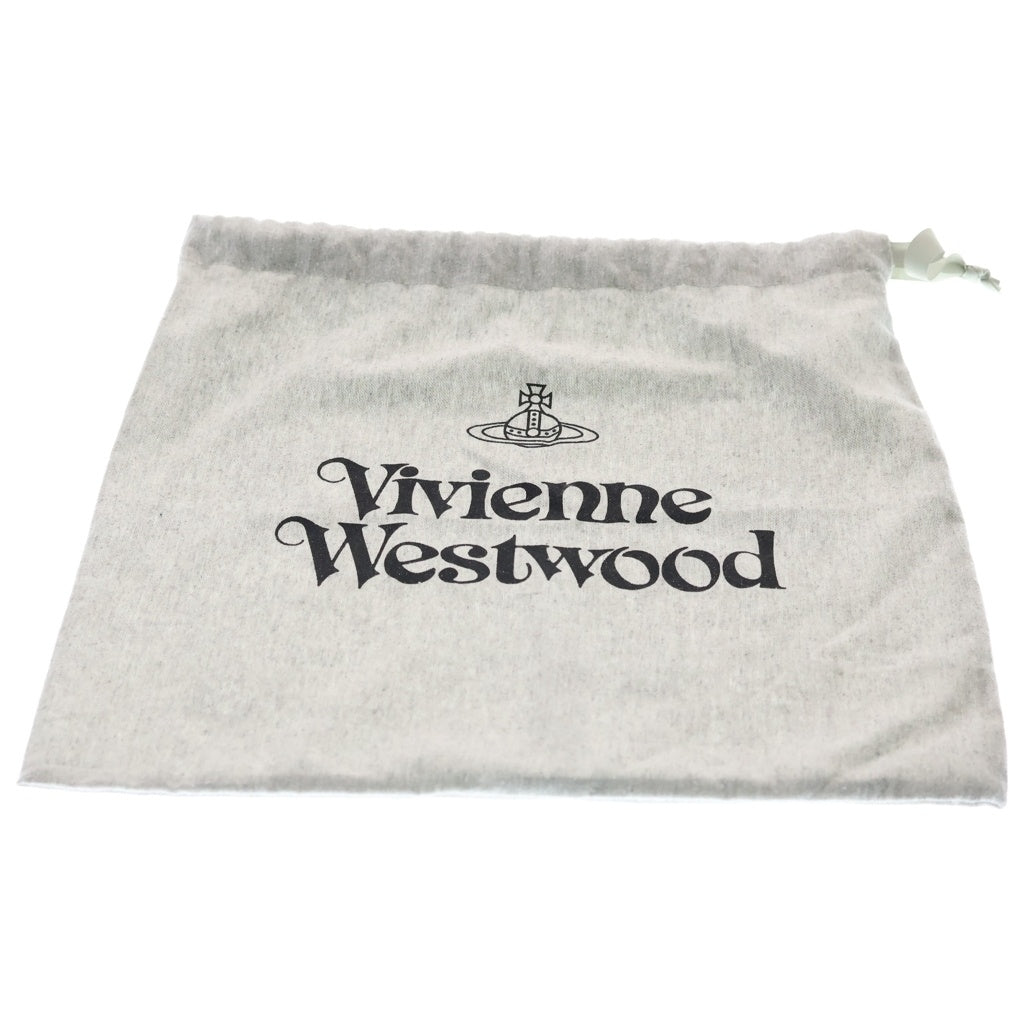 Vivienne Westwood(ヴィヴィアンウエストウッド) ANNIE MINI BACKPACK フロントロゴ付きリュックサック バッグ ブラック レディース