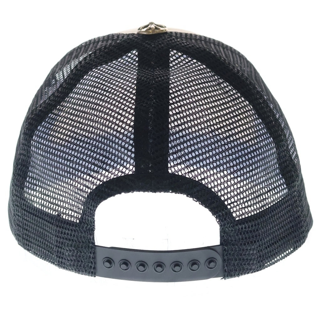 CHROME HEARTS(クロムハーツ) TRUCKER CAP トラッカーキャップ CHパッチクロスボール付メッシュキャップ 帽子 ブラック/ホワイト