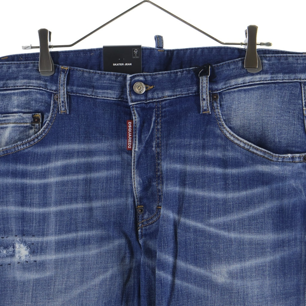 DSQUARED2(ディースクエアード) 24SS SKATER JEAN スケータージーンズ デニムパンツ S71LB1384 インディゴ