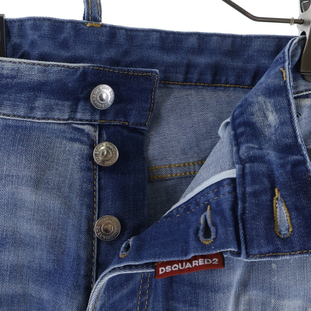 DSQUARED2(ディースクエアード) SAILOR セーラーデニムパンツ S74LB1497 インディゴ