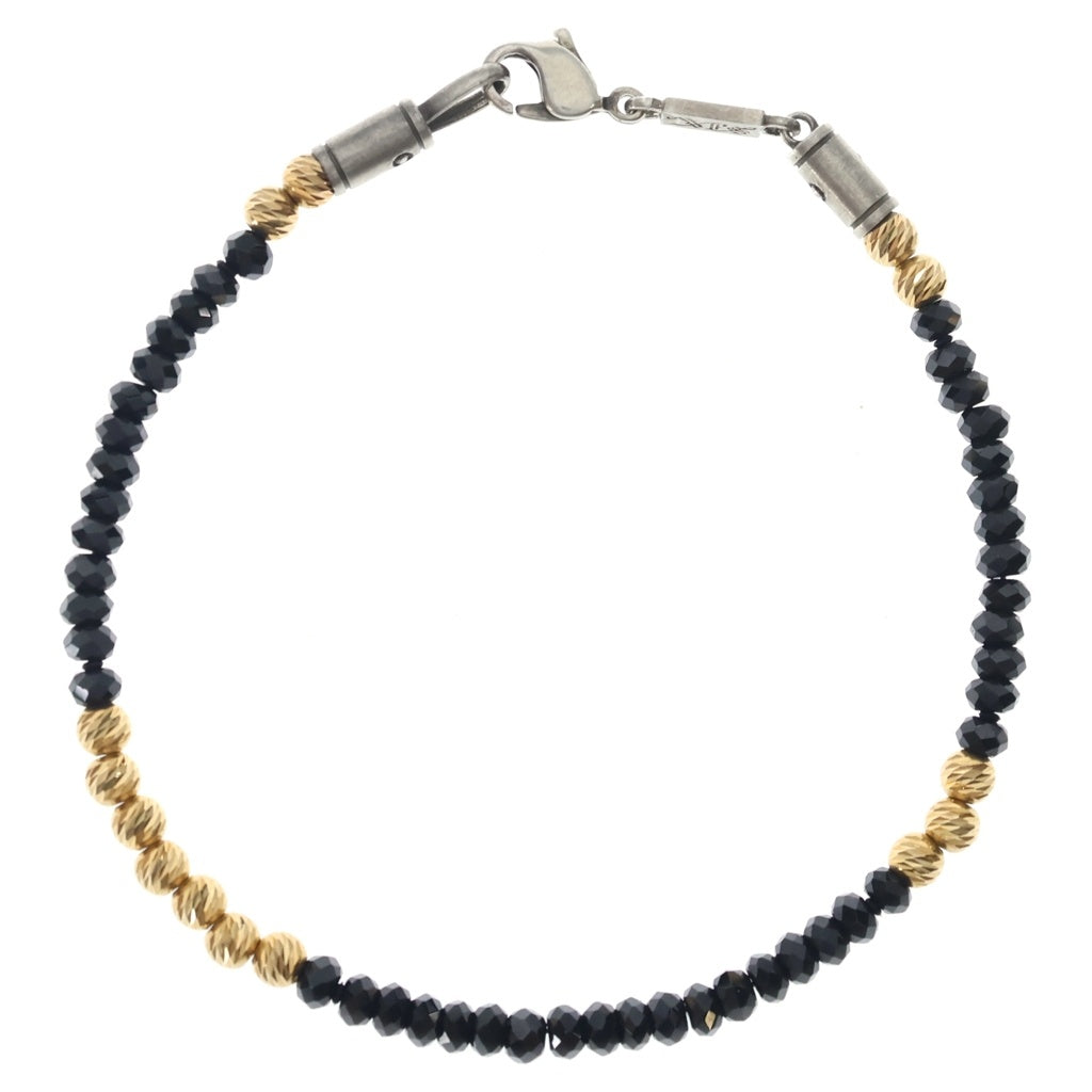 SJX(エスジェイエックス) GLITTER BRACELET ブレスレット ブラック/ゴールド