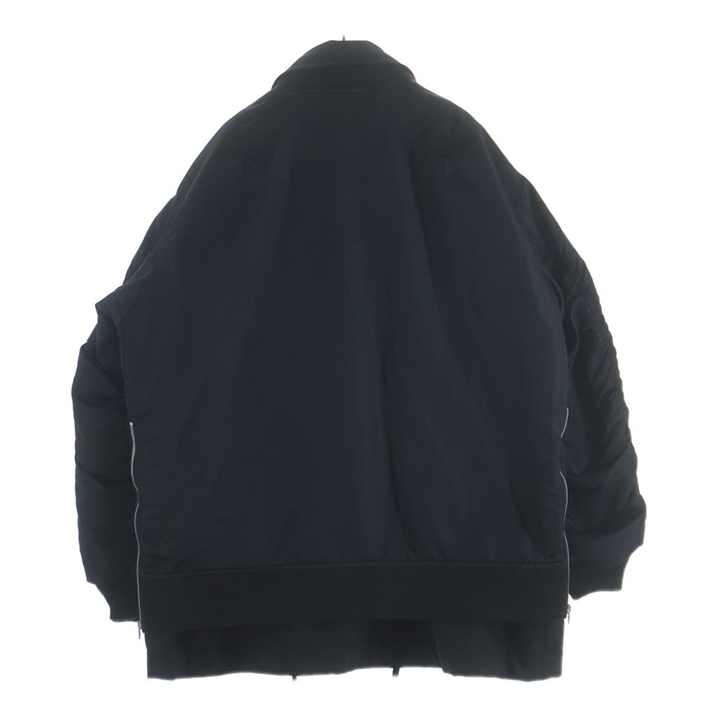 08sircus(ゼロエイトサーカス) MA-1 REVERSIBLE JACKET リバーシブルジャケット ブラック S24AW-OT01
