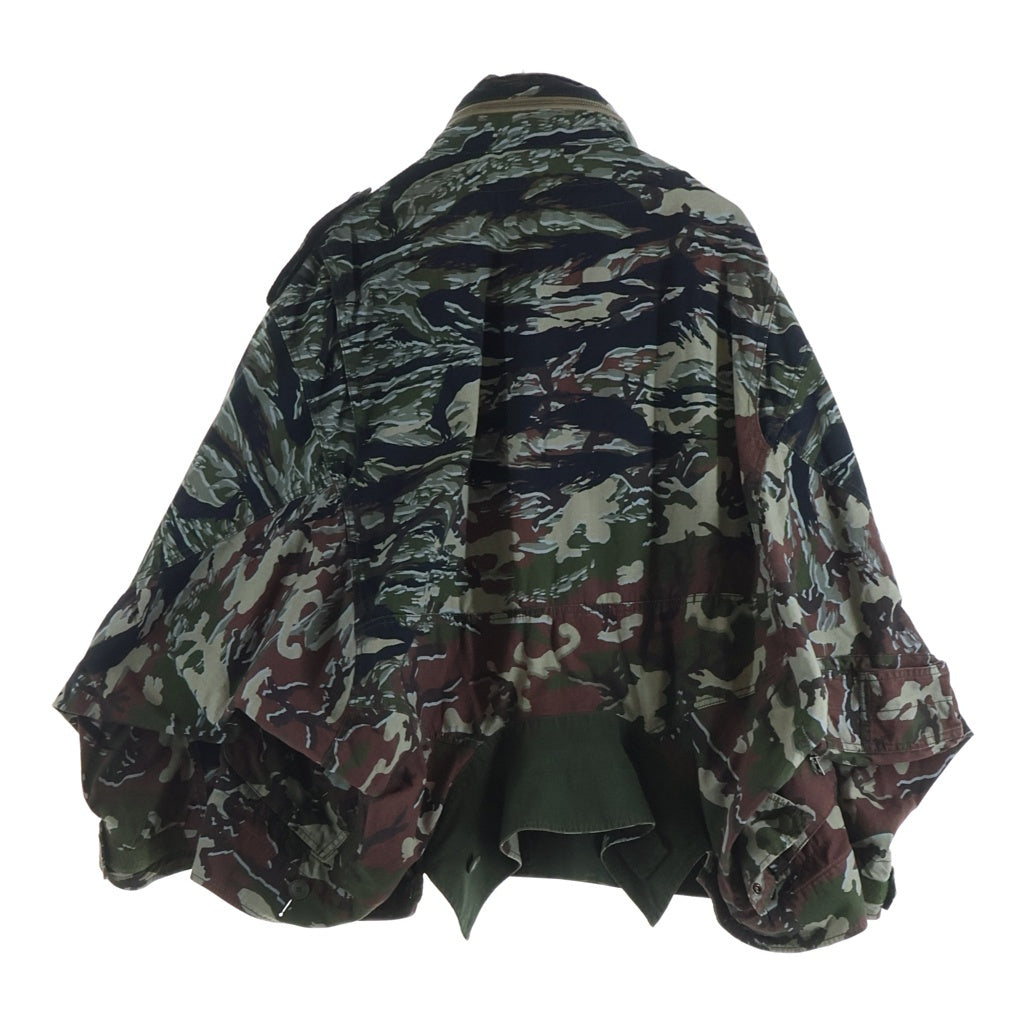 ALPHA INDUSTRIES(アルファ インダストリーズ) ×beautiful people double-end camouflage field jacket ダブルエンド カモ柄フィールドジャケット カーキ 797-6152001