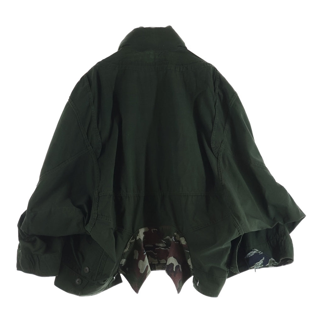 ALPHA INDUSTRIES(アルファ インダストリーズ) ×beautiful people double-end camouflage field jacket ダブルエンド カモ柄フィールドジャケット カーキ 797-6152001