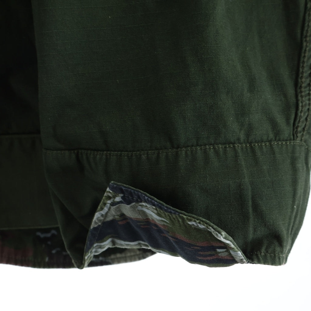 ALPHA INDUSTRIES(アルファ インダストリーズ) ×beautiful people double-end camouflage field jacket ダブルエンド カモ柄フィールドジャケット カーキ 797-6152001