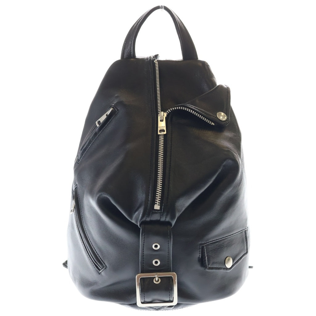 beautiful people(ビューティフルピープル) EXCERPTION RIDERS BACKPACK ライダース レザーバッグ ブラック