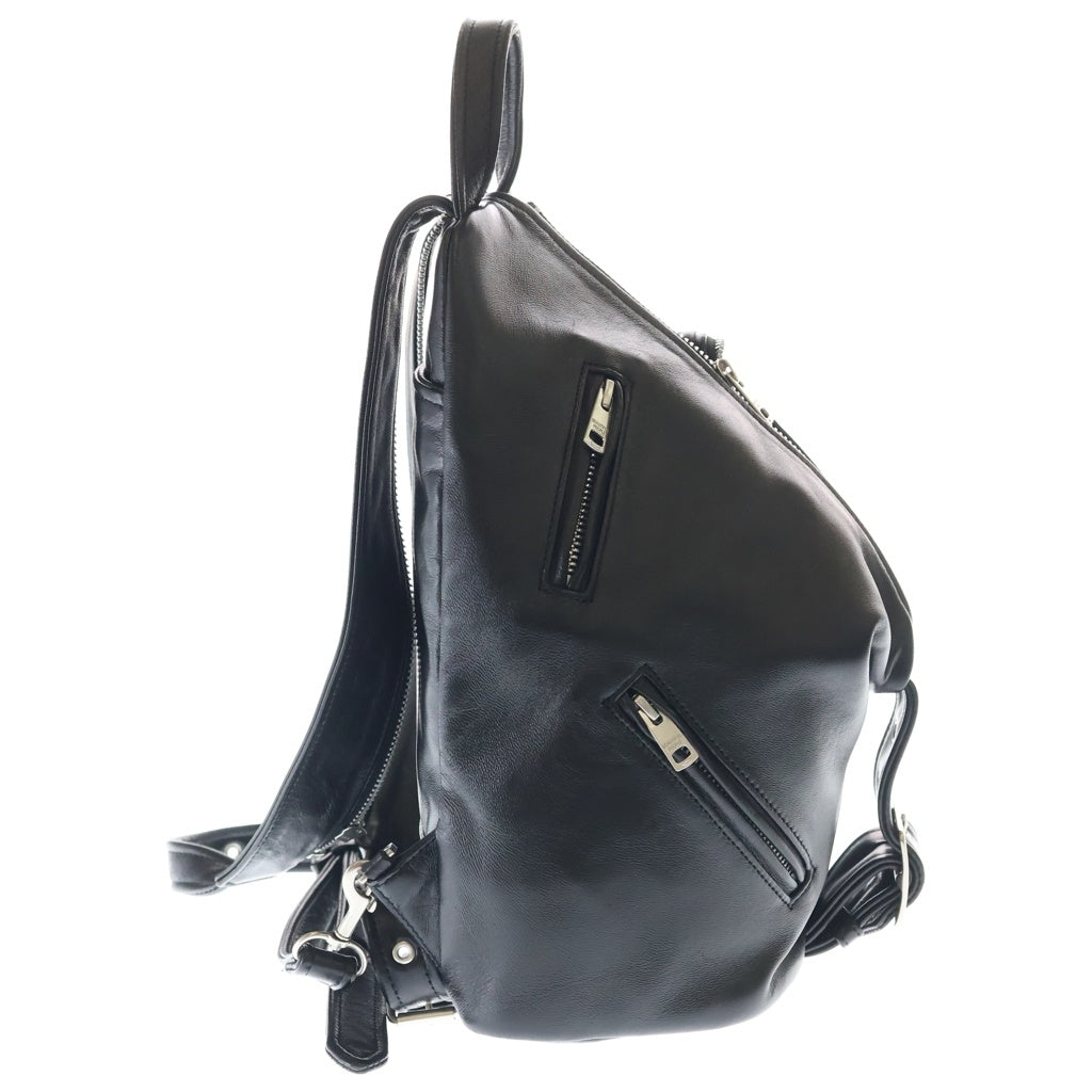 beautiful people(ビューティフルピープル) EXCERPTION RIDERS BACKPACK ライダース レザーバッグ ブラック